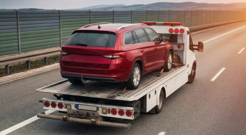 Guincho para carros em Sapucaia do Sul – carro sendo carregado em plataforma